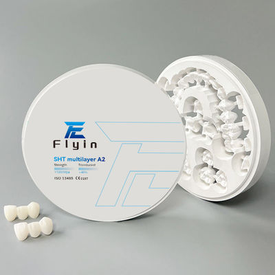 Buy Dental And Laboratory Materials SHT Multilayer Zirconia Block 46% Translucency online manufacture