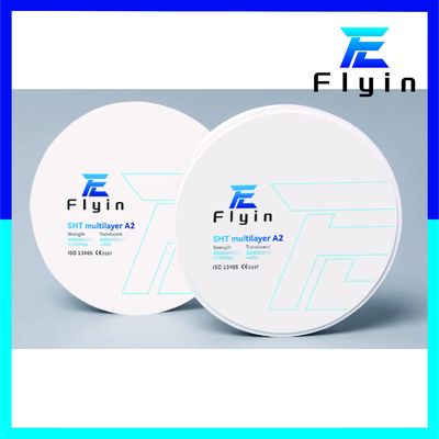 Buy High Translucency Dental SHT Multilayer Zirconia Block For Dental Milling Machine online manufacture