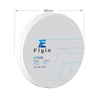 Disc zirconia blocks ST Plus for Lab Disc Alumina for Cad Cam Zirconia Machinery 5 Years Class II MFDS