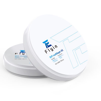 Microprocessor Open System SHT Multilayer Zirconia Block White for Dental Alginate