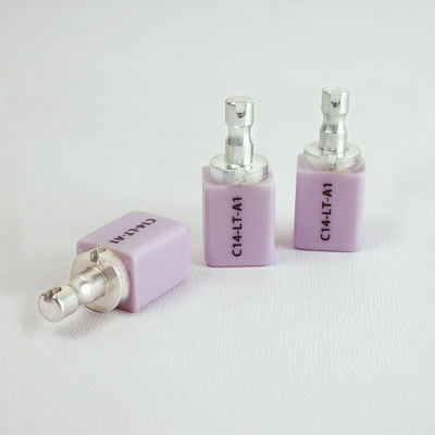 Glass Ceramic C14 Denture Lithium Disilicate Blocks CAD CAM for Ceramic Restoration