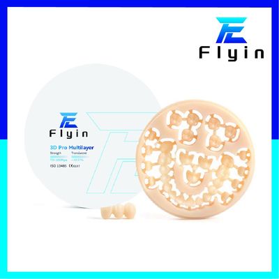 3D Pro Multilayer Zirconia Block CAD CAM Zirconia Ceramic Blocks Dental Materials