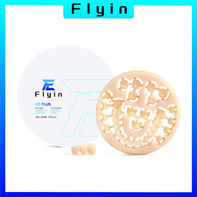 Cad Cam Machining White Dental Zirconia Block HT High Translucent