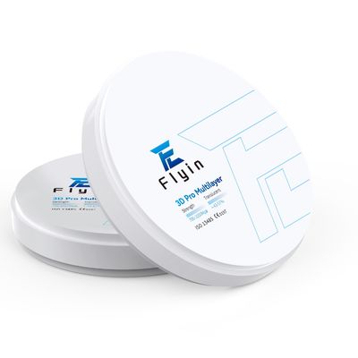 Flyin New Popular Sale Cad Cam Zirconia Blocks 14mm 3D Pro Multilayer Zirconia Blocks